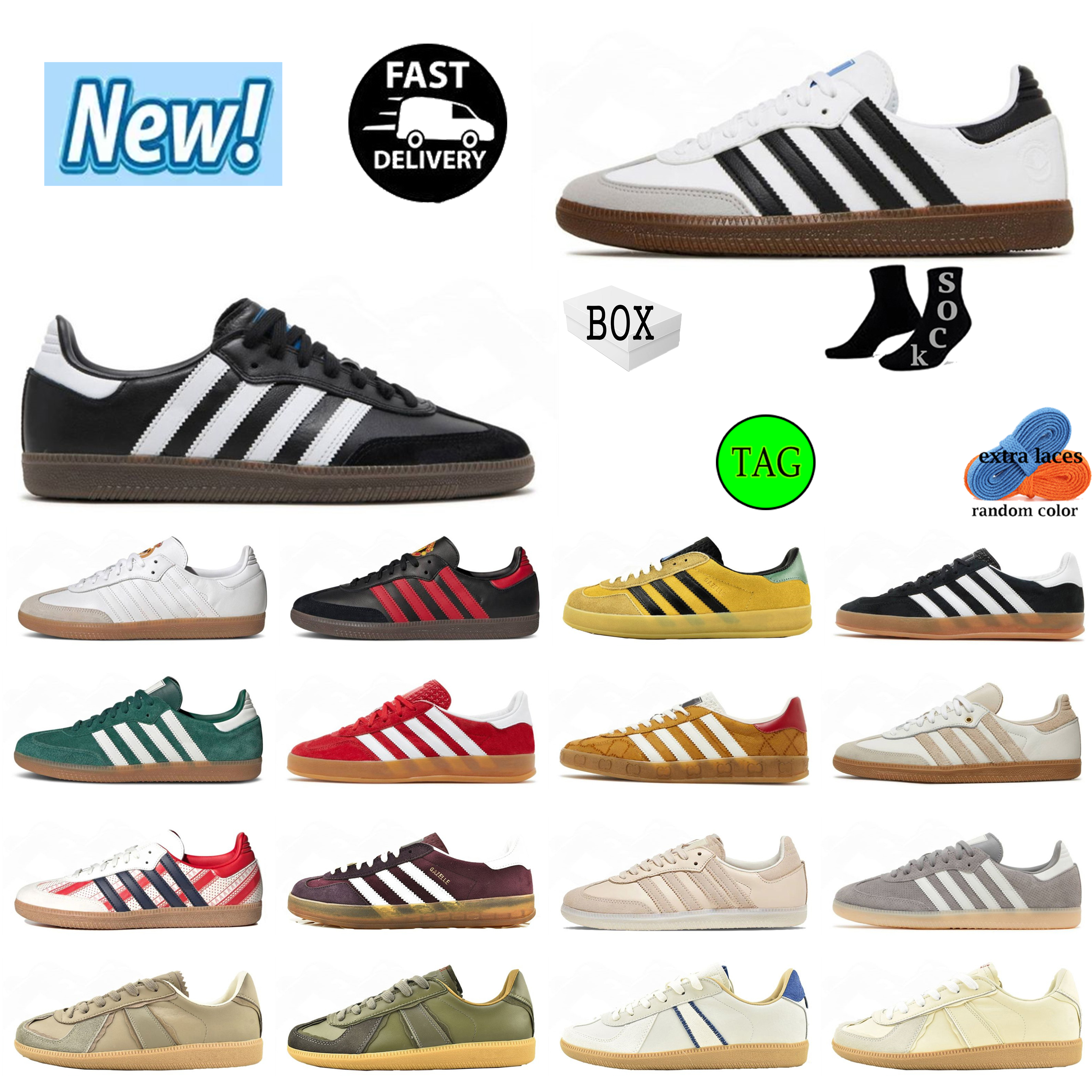 OG Original Designer Casual Samba Shoes Vegan White Black Gum Red Gazelles Trainers Monogram Gazelle Suede Pink Wales Bonner Cream Green Sambas Platform Sneakers, #10 36-45 light blue suede
OG Original Designer Casual Samba Shoes Vegan White Black Gum Red Gazelles Trainers Monogram Gazelle Suede Pink Wales Bonner Cream Green Sambas Platform Sneakers, #10 36-45 light blue suede
