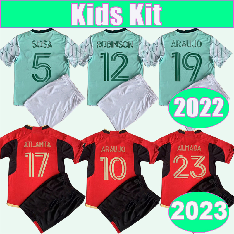 22 23 Atlanta United Kids Kit Soccer Jerseys SOSA FRANCO ALMADA ROSSETTO MORENO ROBINSON ARAUJO LENNON Home Away Football Shirt Uniforms, Tz13053 2023 home no socks
22 23 Atlanta United Kids Kit Soccer Jerseys SOSA FRANCO ALMADA ROSSETTO MORENO ROBINSON ARAUJO LENNON Home Away Football Shirt Uniforms, Tz13053 2023 home no socks