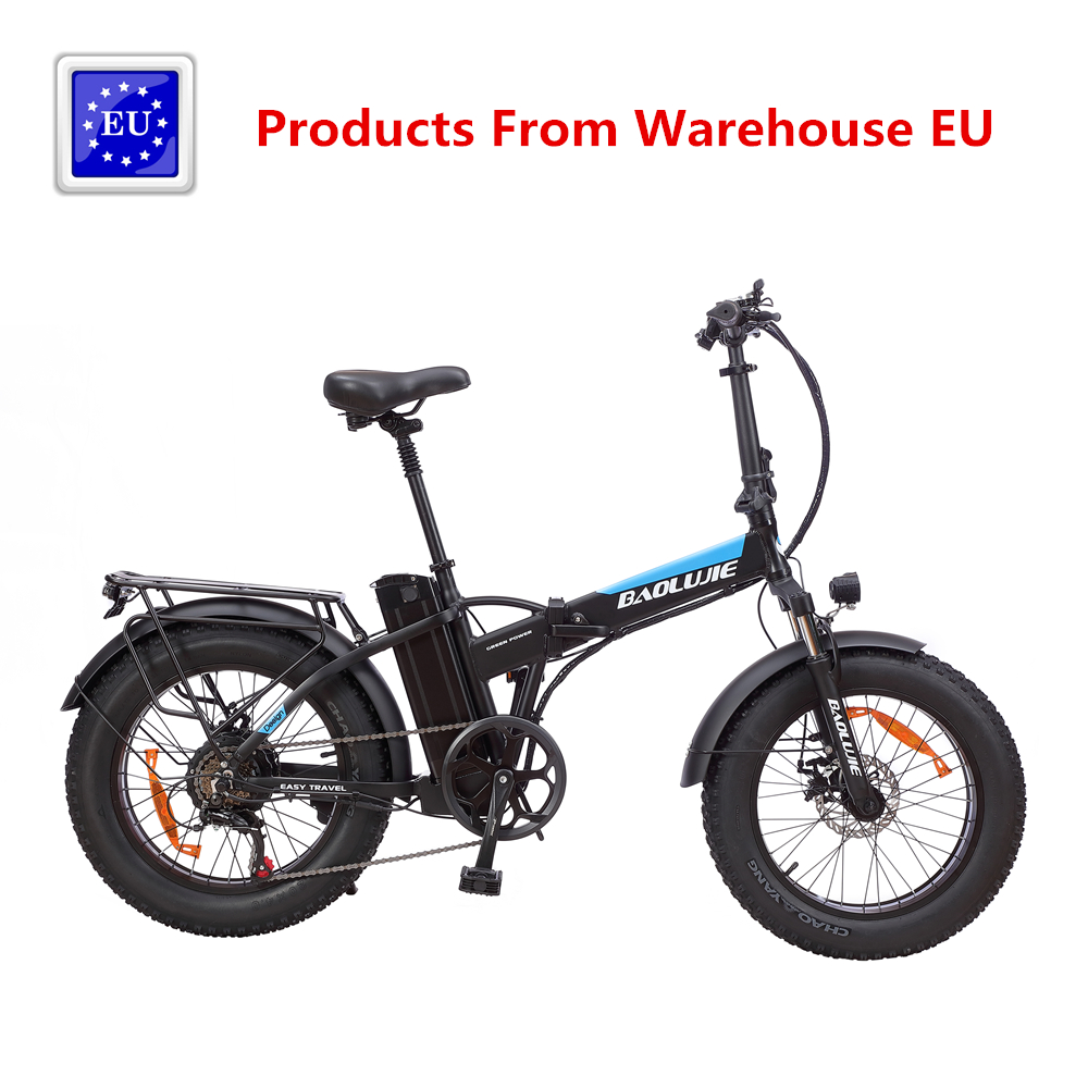 EU Stock Women's Bike 20inch 4.0 Fat Tire Folding Electric Bicycle 48V 12.5Ah 500W with turn signals rear tail lights 35km/h Max Speed 45km Mileage, Black
EU Stock Women's Bike 20inch 4.0 Fat Tire Folding Electric Bicycle 48V 12.5Ah 500W with turn signals rear tail lights 35km/h Max Speed 45km Mileage, Black