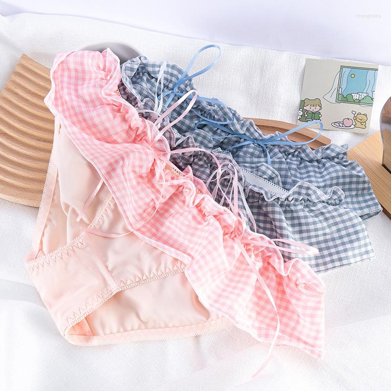 Women's Panties Japanese Lolita Girly Pink Underwear Plaid Lotus Leaf Lace Cute Girl Tie Bowknot Cotton Bottom Comfortable Buttocks, Black
Women's Panties Japanese Lolita Girly Pink Underwear Plaid Lotus Leaf Lace Cute Girl Tie Bowknot Cotton Bottom Comfortable Buttocks, Black