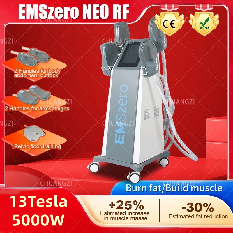 Hi-Emt Neo DLS-EMSlim New 13 Tesla EMSZERO Machine With 4 Neo Handles And Optional Pelvic Stimulation Pads
Hi-Emt Neo DLS-EMSlim New 13 Tesla EMSZERO Machine With 4 Neo Handles And Optional Pelvic Stimulation Pads