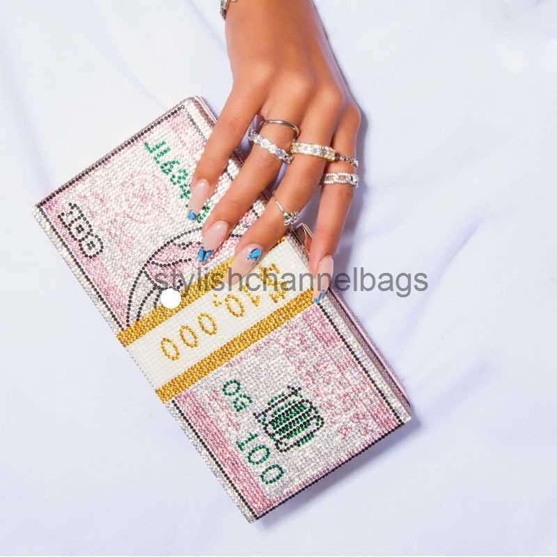 Women Crystal Chain Bag Ladies Dia Clutch Bags Women's Evening Party Wedding Dinner Purses Female Hasp Painting Woman Flap 0315/23