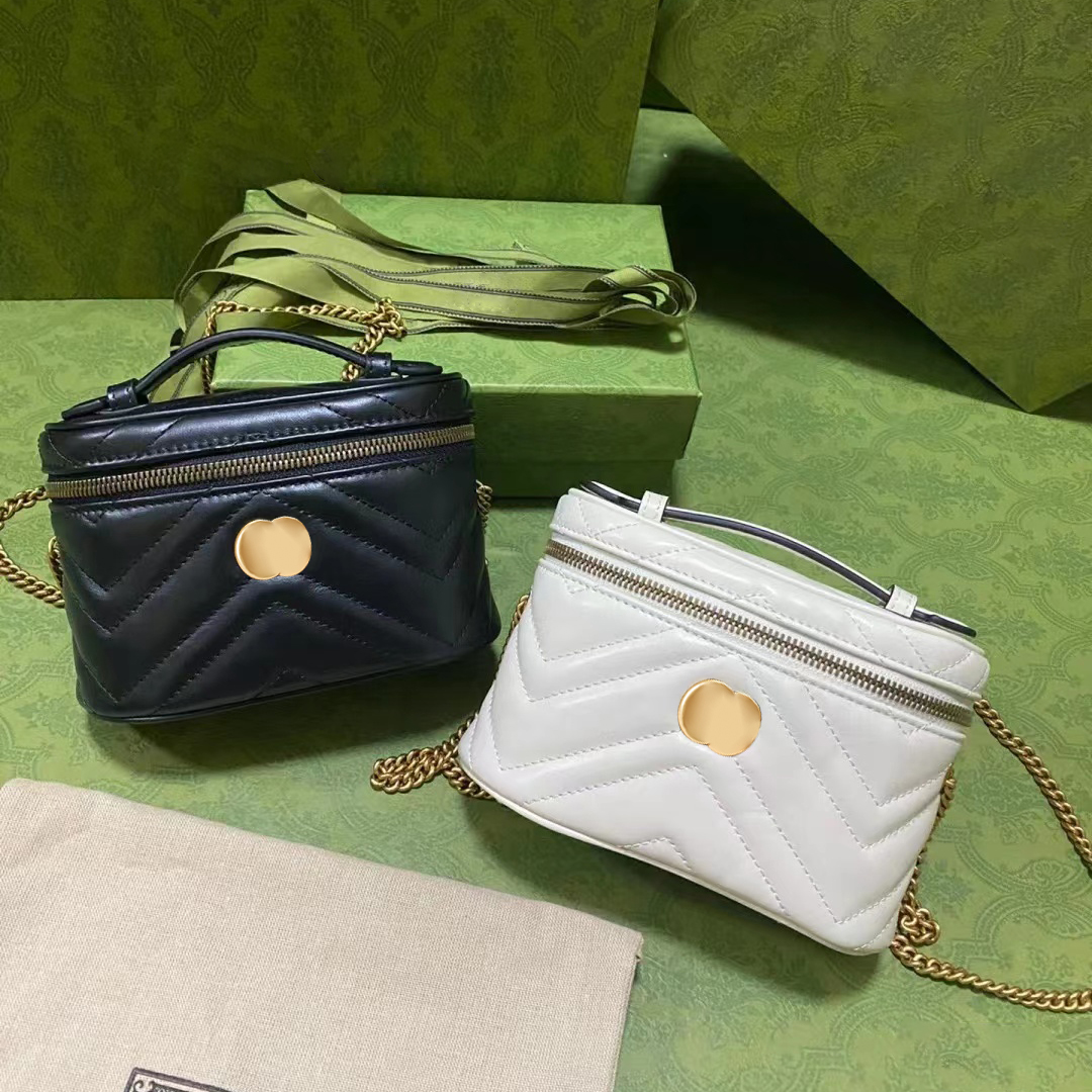 High quality Mini Marmont makeup bags women's toiletry bag mans Designers purse shoulder Genuine leather Luxury handbag tote cosmetic bag rossbody clutch cosmetic, Black
High quality Mini Marmont makeup bags women's toiletry bag mans Designers purse shoulder Genuine leather Luxury handbag tote cosmetic bag rossbody clutch cosmetic, Black
