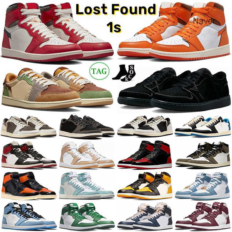 Lost And Found 1 Basketball Shoes Jumpman 1s lows Black Phantom Reverse Mocha Starfish Gorge Green Voodoo Bred Patent Men Women Outdoor, 20
Lost And Found 1 Basketball Shoes Jumpman 1s lows Black Phantom Reverse Mocha Starfish Gorge Green Voodoo Bred Patent Men Women Outdoor, 20