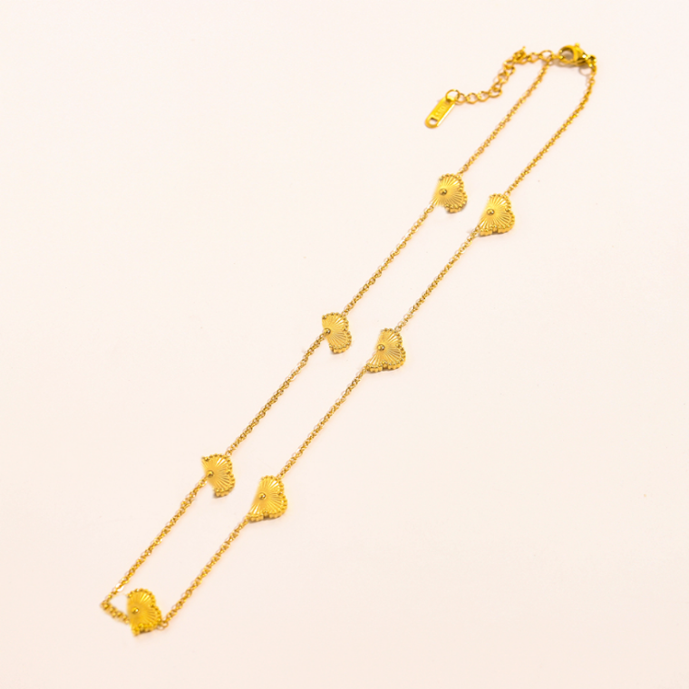 Elegant 18K Gold Designer Necklaces Choker Chain Flower Letter Pendant Fashion Women Adjustable Necklaces Wedding Stainless Steel Jewelry ZG1700
Elegant 18K Gold Designer Necklaces Choker Chain Flower Letter Pendant Fashion Women Adjustable Necklaces Wedding Stainless Steel Jewelry ZG1700