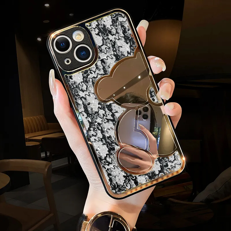Luxury designer phone case bear premium 14 phone case mirror iPhone case 13 protective case 12 pro max leather anti-drop 11, Brown
Luxury designer phone case bear premium 14 phone case mirror iPhone case 13 protective case 12 pro max leather anti-drop 11, Brown