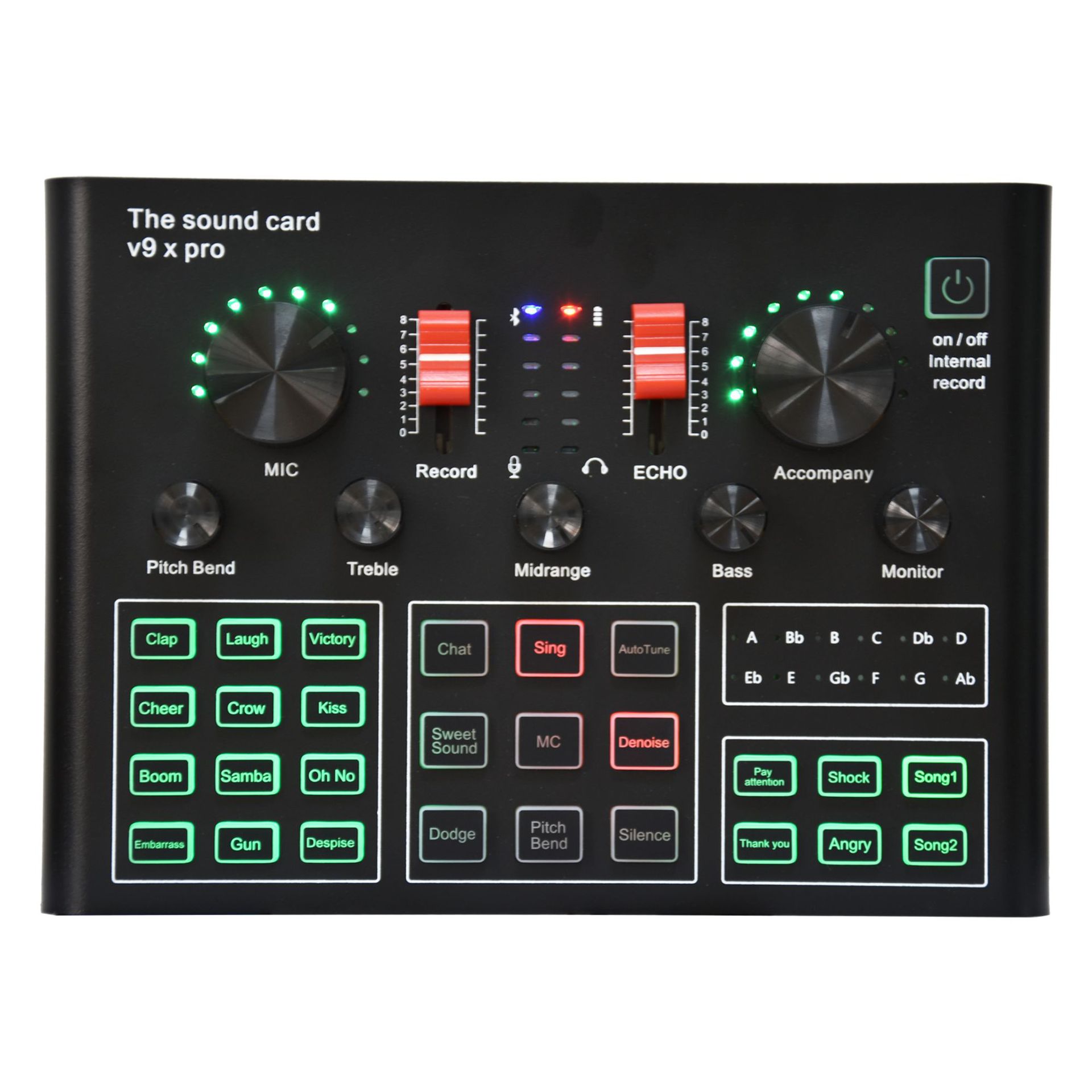 The Sound Card V9xpro Can Be Connected To A Computer Phone Headset Microphone For Recording Live Broadcasting And Singing Origin