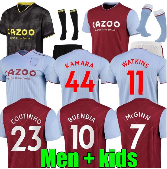 2022 2023 ASTON Soccer Jerseys KAMARA Villa 22 23 Home Away Third WATKINS BUENDIA McGINN EL GHAZI DOUGLAS LUIZ MINGS KONSA CASH Football shirt Adult kids Tops Kit Mens
2022 2023 ASTON Soccer Jerseys KAMARA Villa 22 23 Home Away Third WATKINS BUENDIA McGINN EL GHAZI DOUGLAS LUIZ MINGS KONSA CASH Football shirt Adult kids Tops Kit Mens