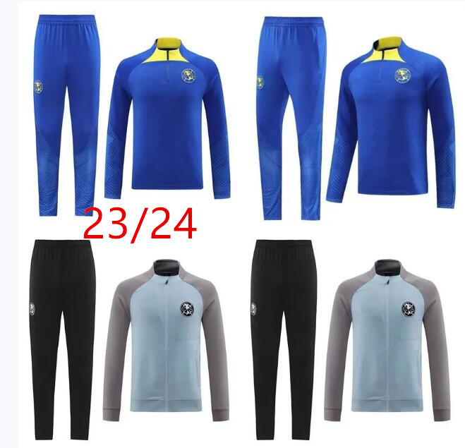 2023 Mexico Liga MX club America GIOVANI tracksuit soccer jacket suit C.BLANCO Full zipper Football sportswear training sets, Blue
2023 Mexico Liga MX club America GIOVANI tracksuit soccer jacket suit C.BLANCO Full zipper Football sportswear training sets, Blue