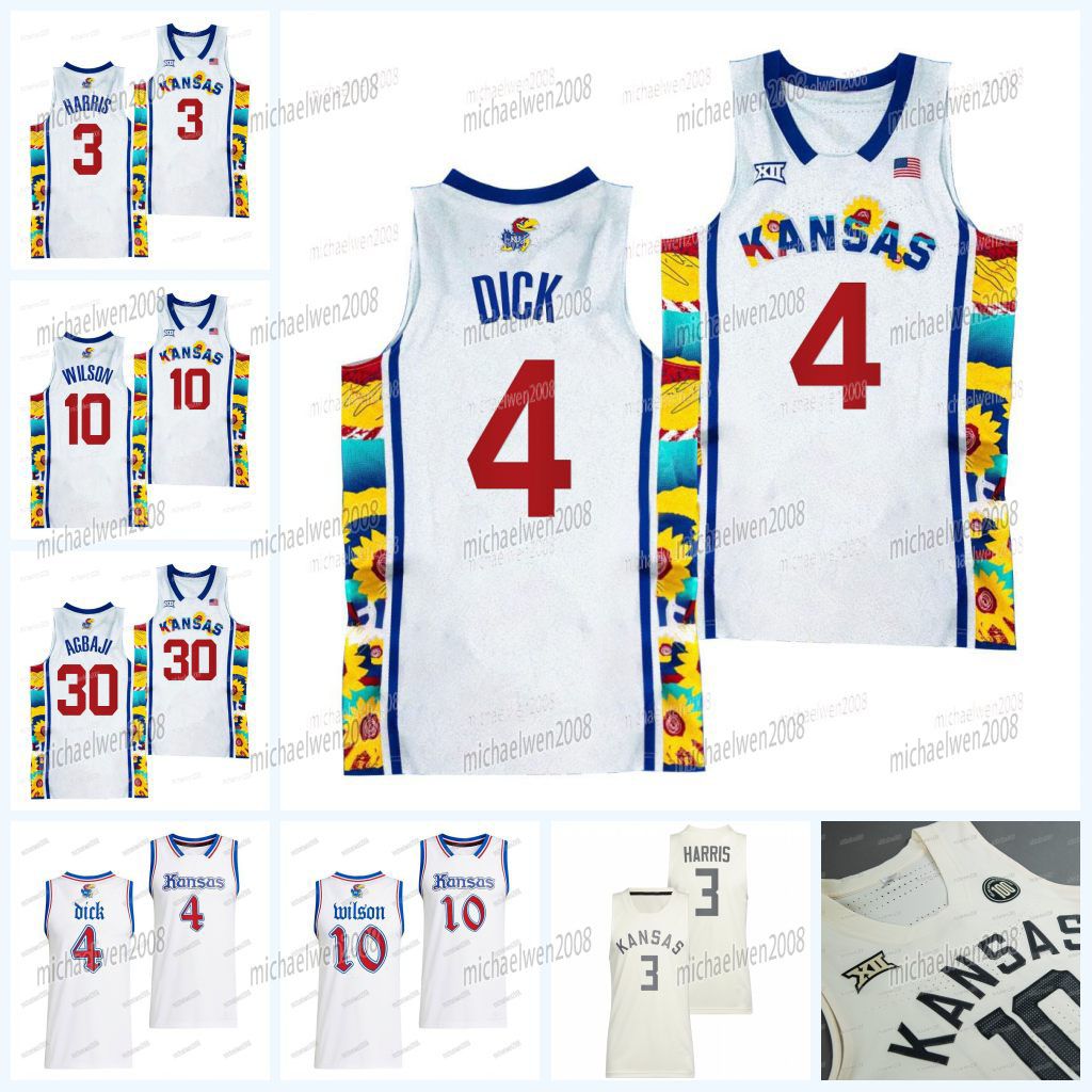 Kansas Jayhawks College Basketball Jersey NCAA Gradey Dick Dajuan Harris Jr. Ochai Agbaji Joseph Yesufu Remy Martin Cam Martin Mitch Lightfoot K.J. Adams Braun, White
Kansas Jayhawks College Basketball Jersey NCAA Gradey Dick Dajuan Harris Jr. Ochai Agbaji Joseph Yesufu Remy Martin Cam Martin Mitch Lightfoot K.J. Adams Braun, White