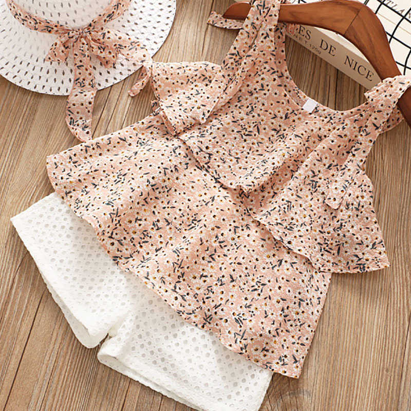 Clothing Sets Girls Sets Chiffon Sling Floral Sleeveless Shirt Shorts Twopiece Hat Summer New Children's Clothing Female Baby Girl Clothes P, -w02-green-
Clothing Sets Girls Sets Chiffon Sling Floral Sleeveless Shirt Shorts Twopiece Hat Summer New Children's Clothing Female Baby Girl Clothes P, -w02-green-