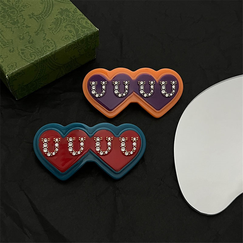 Colored Double Heart Loves Candy Hair Clips Women Multiple Letters Barrettes with Full Diamonds Cute Birthday Gift Jewelry for Girls
Colored Double Heart Loves Candy Hair Clips Women Multiple Letters Barrettes with Full Diamonds Cute Birthday Gift Jewelry for Girls