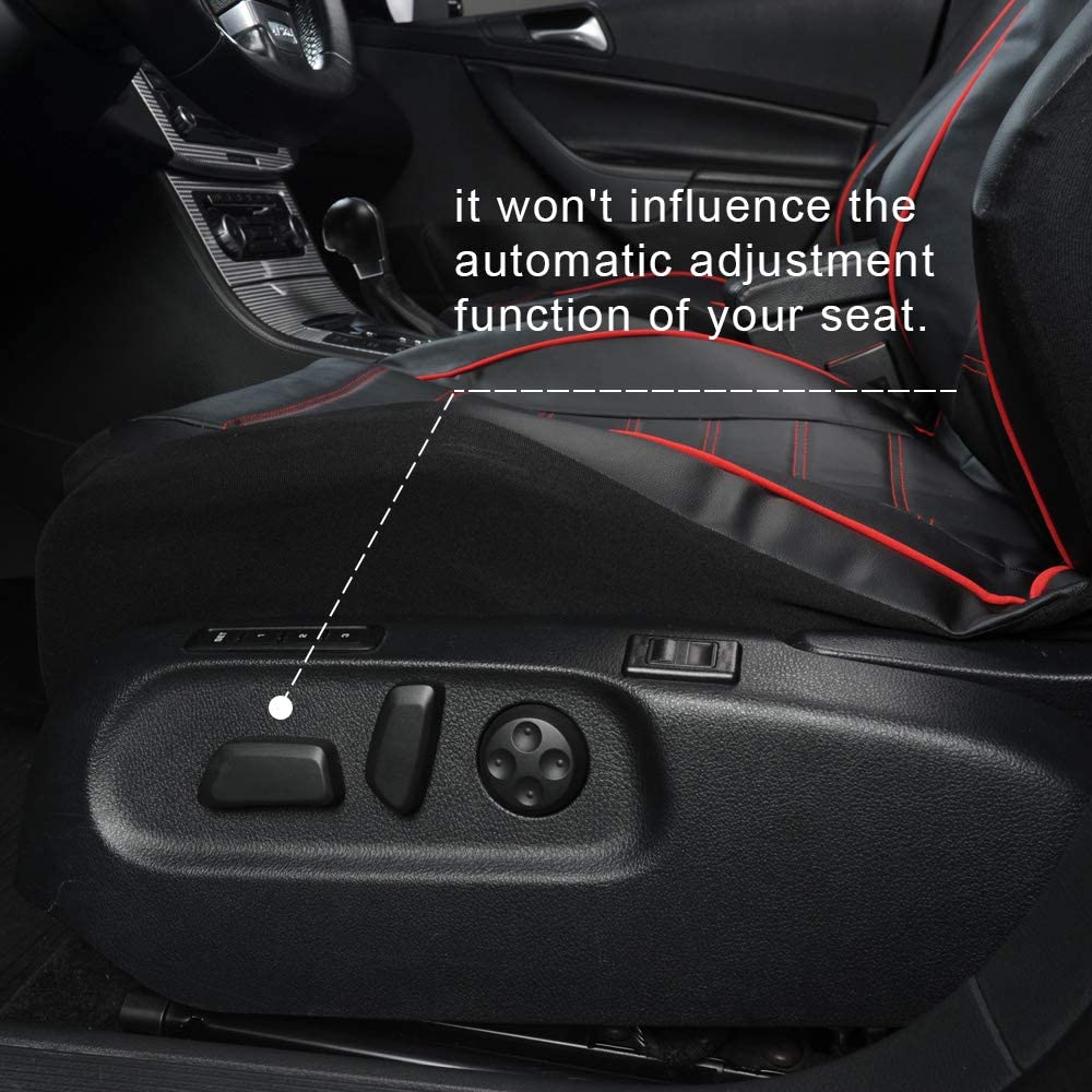 Universal PU Leather Front Car Seat Covers Fashion Style High Back Bucket Auto Seat Cushions Auto Interior Car Seat Protector