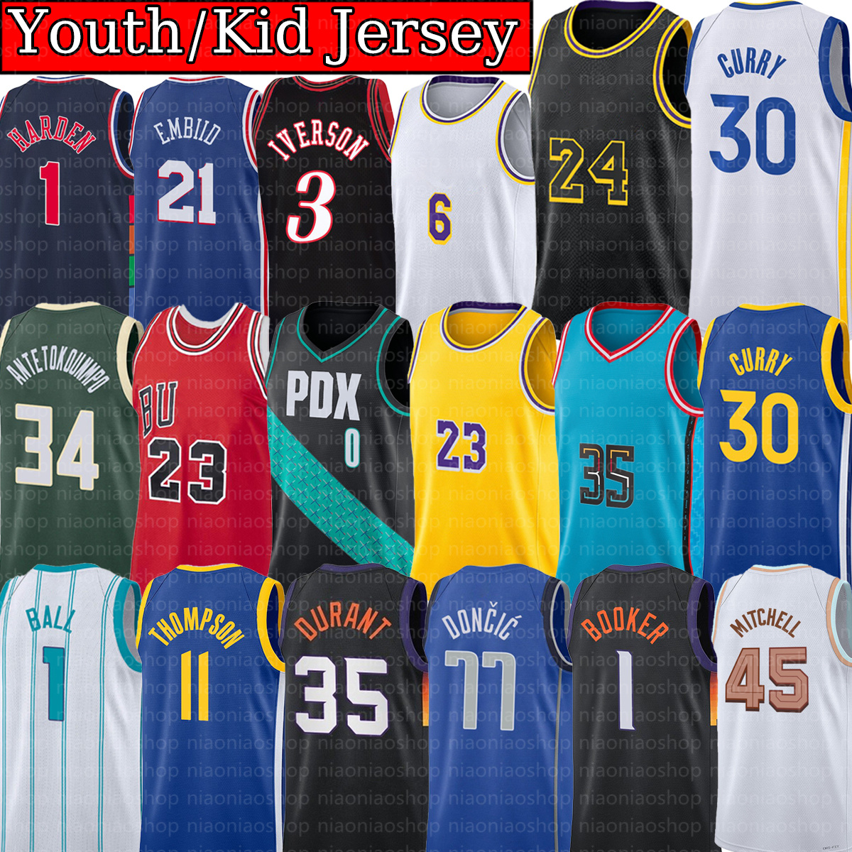 Stitched Youth Kids 6 jaMes 23 Lebron Basketball Jerseys Kevin Durant Stephen Curry Lillard Carter brYant Doncic mIchael Booker Iverson Irving Best Youth Jersey, Youth/kid jersey
Stitched Youth Kids 6 jaMes 23 Lebron Basketball Jerseys Kevin Durant Stephen Curry Lillard Carter brYant Doncic mIchael Booker Iverson Irving Best Youth Jersey, Youth/kid jersey