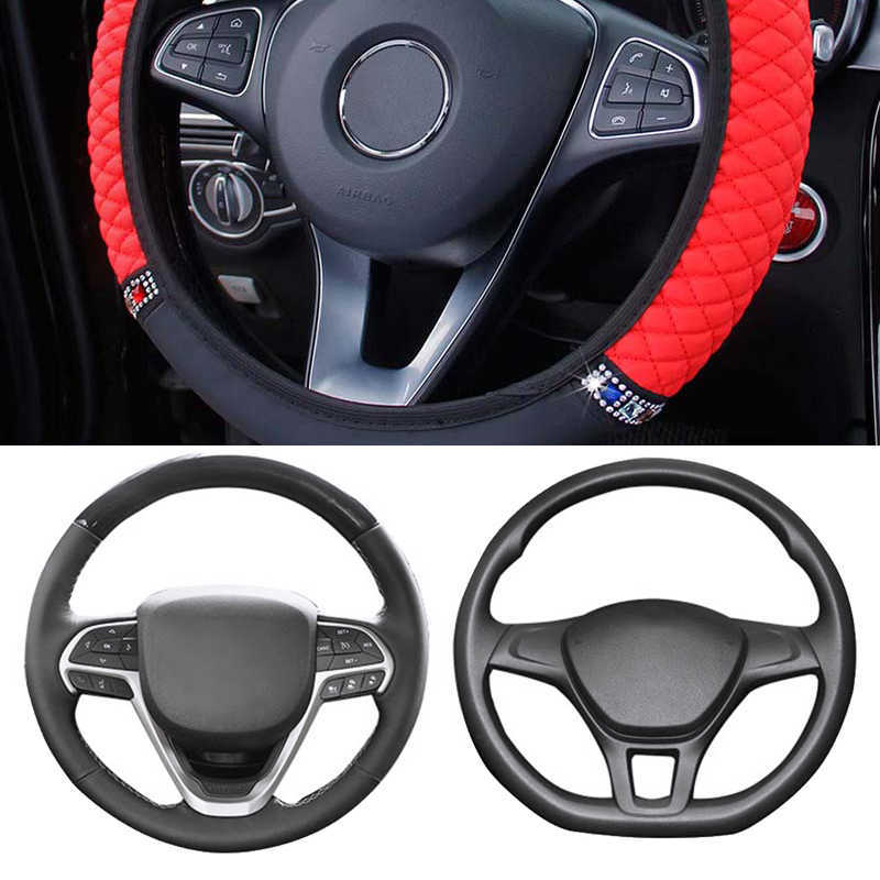 New Car Steering Wheel Cover Without Inner Ring toyota aygo suzuki baleno skoda rapid ssangyong rexton For renault