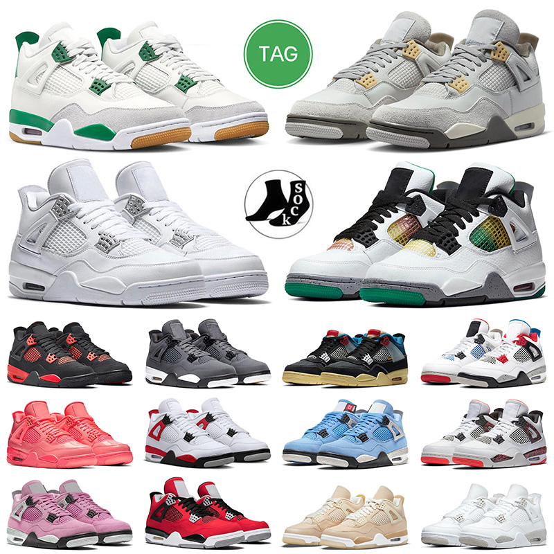 men women original designer basketball shoes retro red thunder jumpman 4 new pine green 4s Cool Grey What The Hot Punch Rasta outdoor, J79 36-46 pink
men women original designer basketball shoes retro red thunder jumpman 4 new pine green 4s Cool Grey What The Hot Punch Rasta outdoor, J79 36-46 pink