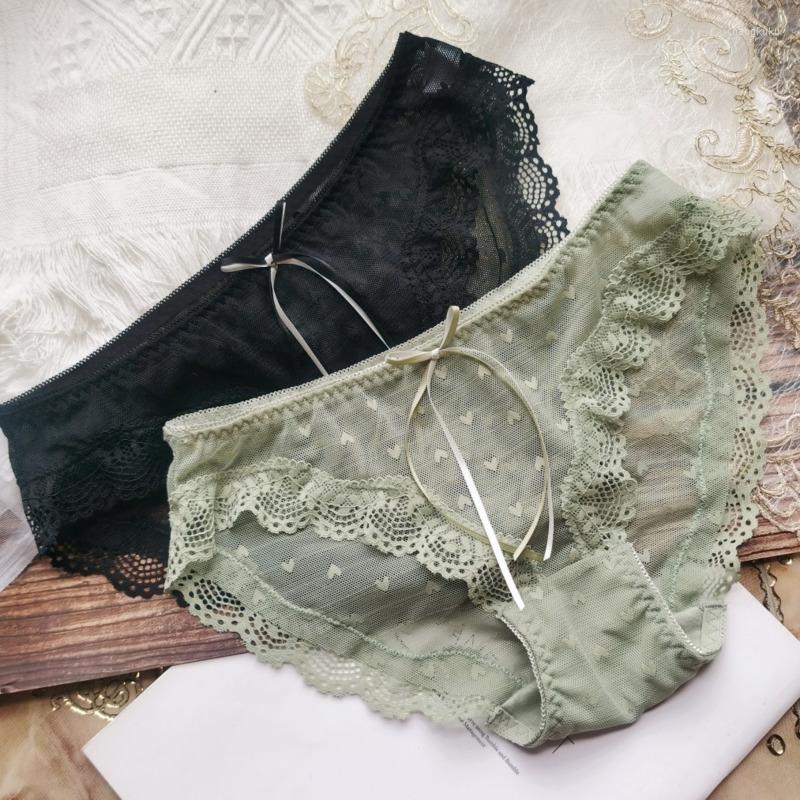 Women's Panties Love Bow For Girl Sexy Lingerie Lovely Mesh Lace Low Waist Women's Underwear Breathable Hollow Out Briefs Thong, Gray
Women's Panties Love Bow For Girl Sexy Lingerie Lovely Mesh Lace Low Waist Women's Underwear Breathable Hollow Out Briefs Thong, Gray