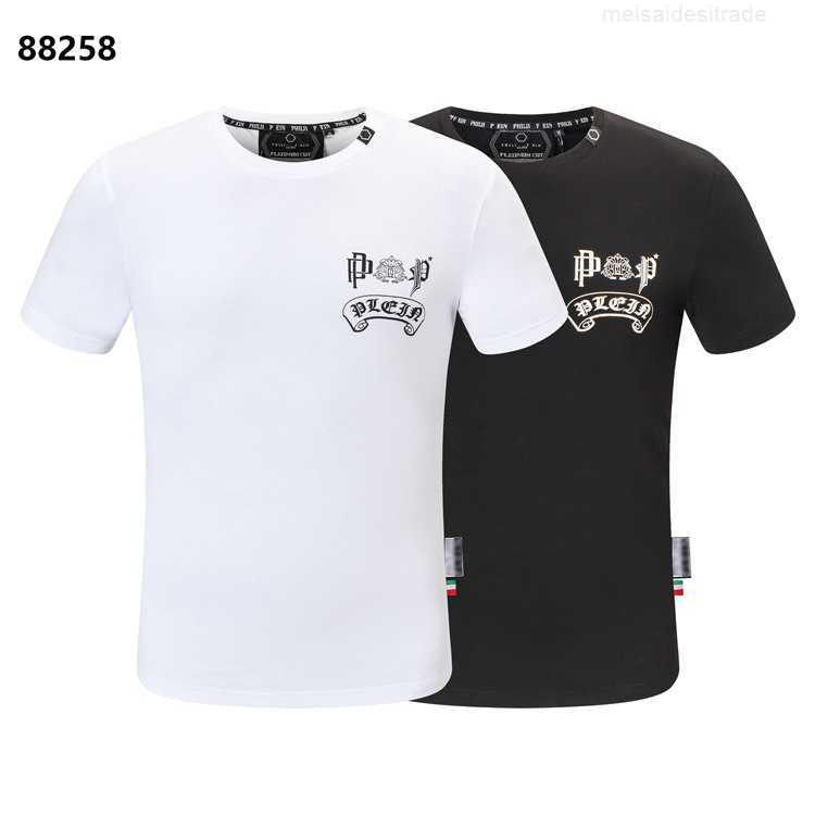Luxury Philippuep lein Trendy Philippuepe Pulan Pp Men's T-shirt Skull Drill Short Sleeve Desigers EFAN, White
Luxury Philippuep lein Trendy Philippuepe Pulan Pp Men's T-shirt Skull Drill Short Sleeve Desigers EFAN, White