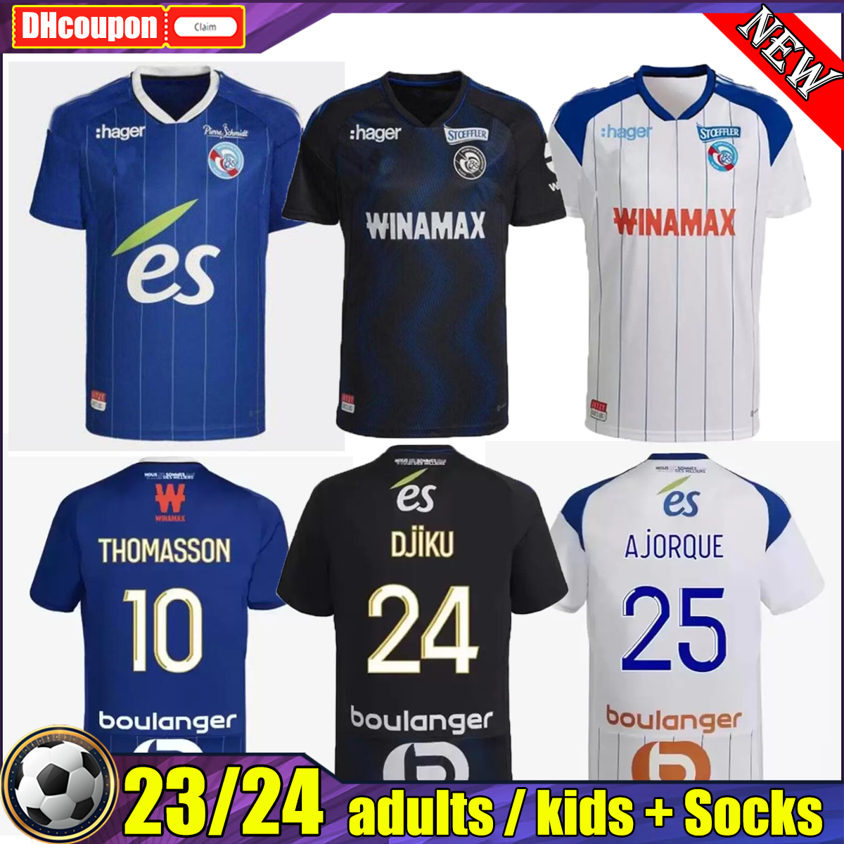 AHOLOU 22 23 RC Strasbourg Alsace soccer jerseys home blue 2022 2023 THOMASSON LiEnard Diallo DJIKU AJORQUE Gameiro football shirts, 03
AHOLOU 22 23 RC Strasbourg Alsace soccer jerseys home blue 2022 2023 THOMASSON LiEnard Diallo DJIKU AJORQUE Gameiro football shirts, 03