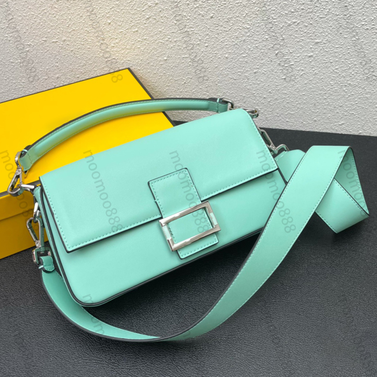 10A Mirror Quality Designer Tiffany Blue Baguette Bag 26cm Womens Real Leather Cowhide Handbag Luxury Flap Black Purse Crossbody Small Shoulder Strap Bag With Box, Upload pics to contact us
10A Mirror Quality Designer Tiffany Blue Baguette Bag 26cm Womens Real Leather Cowhide Handbag Luxury Flap Black Purse Crossbody Small Shoulder Strap Bag With Box, Upload pics to contact us