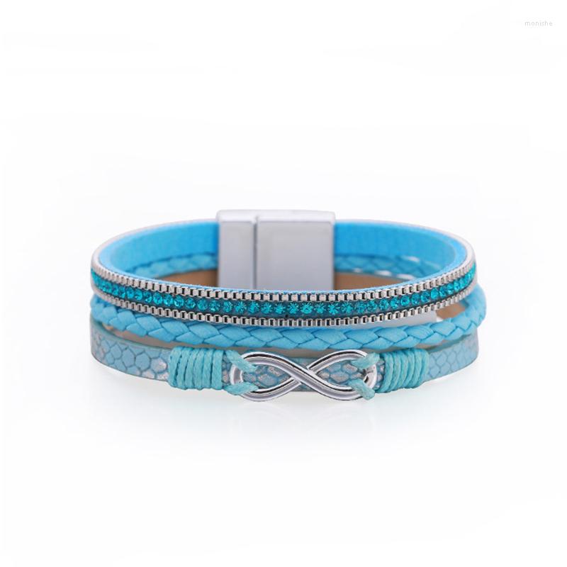 Bangle Multi Strands Leather Wrap Bracelet For Women Eight Letter Charm Wide Cuff Bracelets Girl Gifts Pulseras Mujer
Bangle Multi Strands Leather Wrap Bracelet For Women Eight Letter Charm Wide Cuff Bracelets Girl Gifts Pulseras Mujer