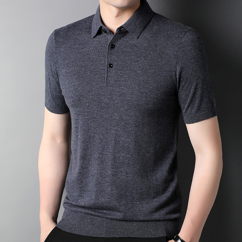 Men's Polos Naizaiga 100 wool short sleeve solid POLO-collar solid short sleeve Slim bussiness Men summer T-shirt father pullovers JH2 230316
Men's Polos Naizaiga 100 wool short sleeve solid POLO-collar solid short sleeve Slim bussiness Men summer T-shirt father pullovers JH2 230316