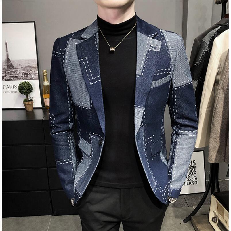 Men's Suits Blazers Top quality Autumn Blazers Men Slim Fit British Plaid Formal Suit Jacket Male Party Wedding Business Slim Fit Casual Coat Tuxedo 230316, Black
Men's Suits Blazers Top quality Autumn Blazers Men Slim Fit British Plaid Formal Suit Jacket Male Party Wedding Business Slim Fit Casual Coat Tuxedo 230316, Black