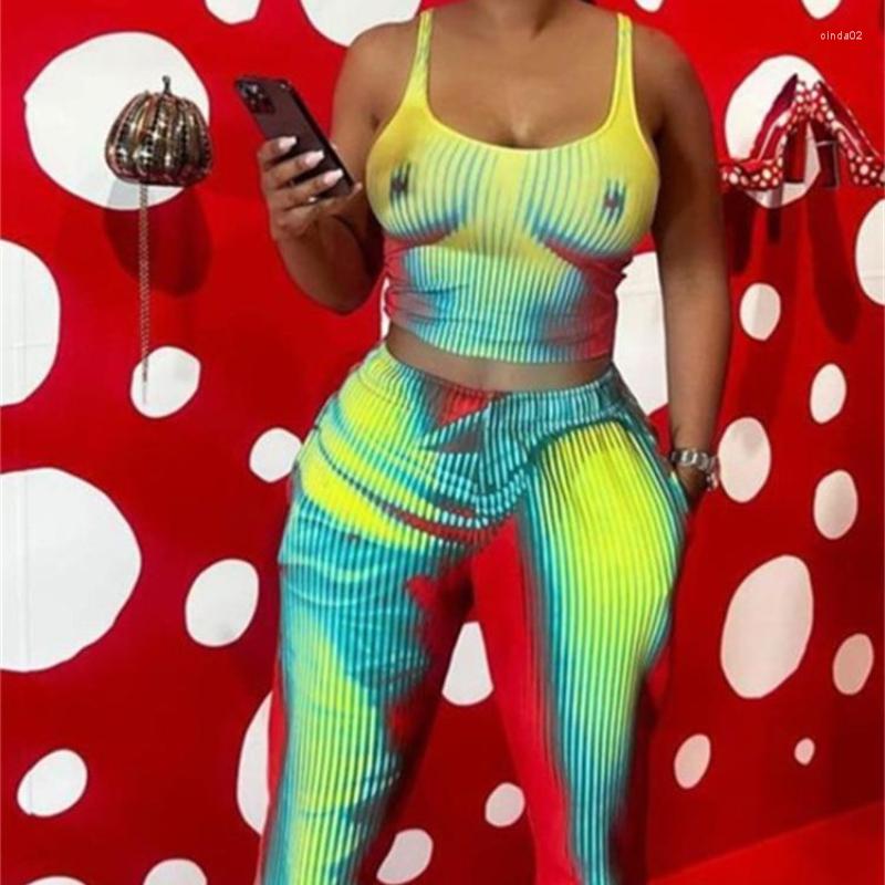 Women' Two Piece Pants Streetwear Sets Tracksuit Womens Sleeveless Cropped Top Set Printed Tie Dye Matching, Green
Women' Two Piece Pants Streetwear Sets Tracksuit Womens Sleeveless Cropped Top Set Printed Tie Dye Matching, Green