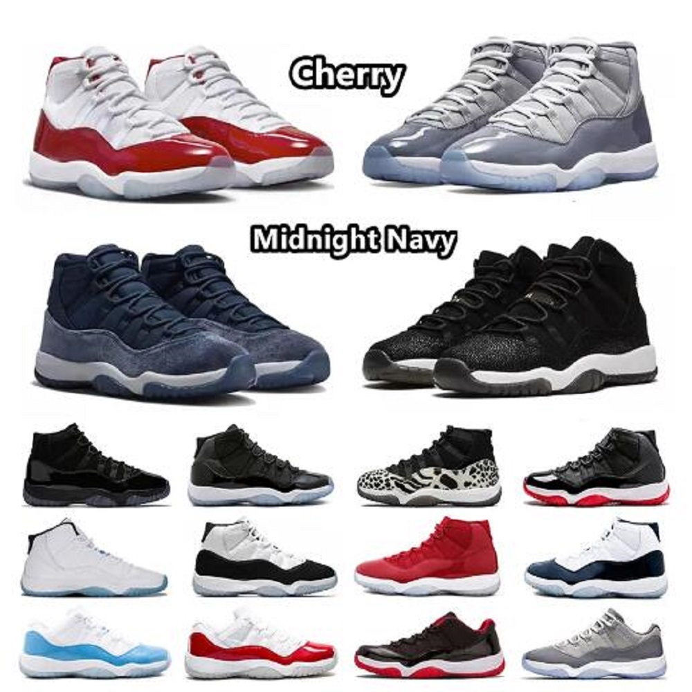 Jumpman 11 Cherry Basketball Shoes Midnight Navy 11s Cool Grey Bred Pure Violet 72-10 Cap and Gown Concord 45 Outdoor Sports Sneakers for Men and Women, Color 41
Jumpman 11 Cherry Basketball Shoes Midnight Navy 11s Cool Grey Bred Pure Violet 72-10 Cap and Gown Concord 45 Outdoor Sports Sneakers for Men and Women, Color 41
