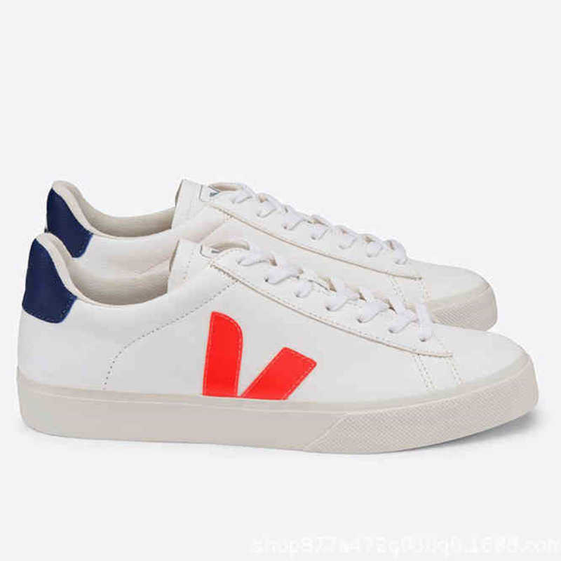 Box New with Designer Casual Shoes 2023 French Veja It Net Red and White Shoes Leather Women's Leisure Lace Up Flat Bottom V-shaped Board Shoes Kf6u, Fluorescent yellow tail + rose v 
Box New with Designer Casual Shoes 2023 French Veja It Net Red and White Shoes Leather Women's Leisure Lace Up Flat Bottom V-shaped Board Shoes Kf6u, Fluorescent yellow tail + rose v