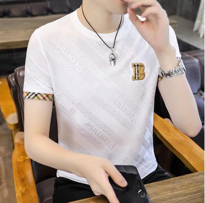 Men's T-Shirts Summer Knit Stripe Men Casual O-neck Basic Breathable T-shirt Male High Quality Tops Man Tees, 01
Men's T-Shirts Summer Knit Stripe Men Casual O-neck Basic Breathable T-shirt Male High Quality Tops Man Tees, 01