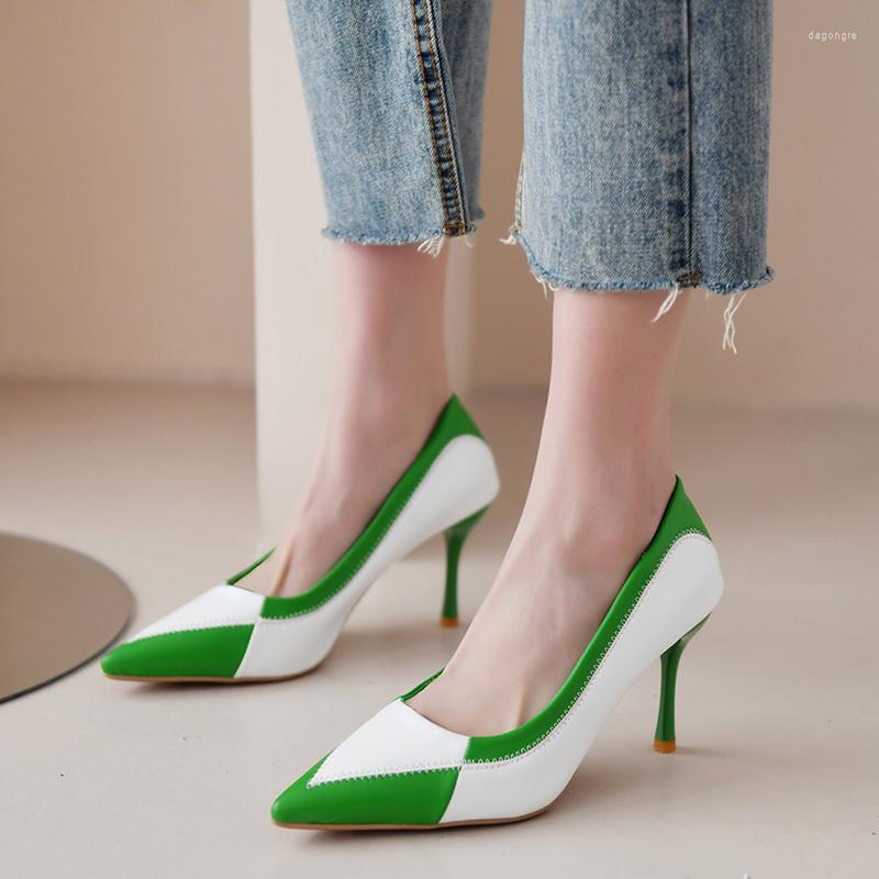 Dress Shoes High Heels Women's Soft Leather Stiletto Fashion Banquet Spring 2023 Pointed Toe Shallow Mouth Color Matching, Beige
Dress Shoes High Heels Women's Soft Leather Stiletto Fashion Banquet Spring 2023 Pointed Toe Shallow Mouth Color Matching, Beige