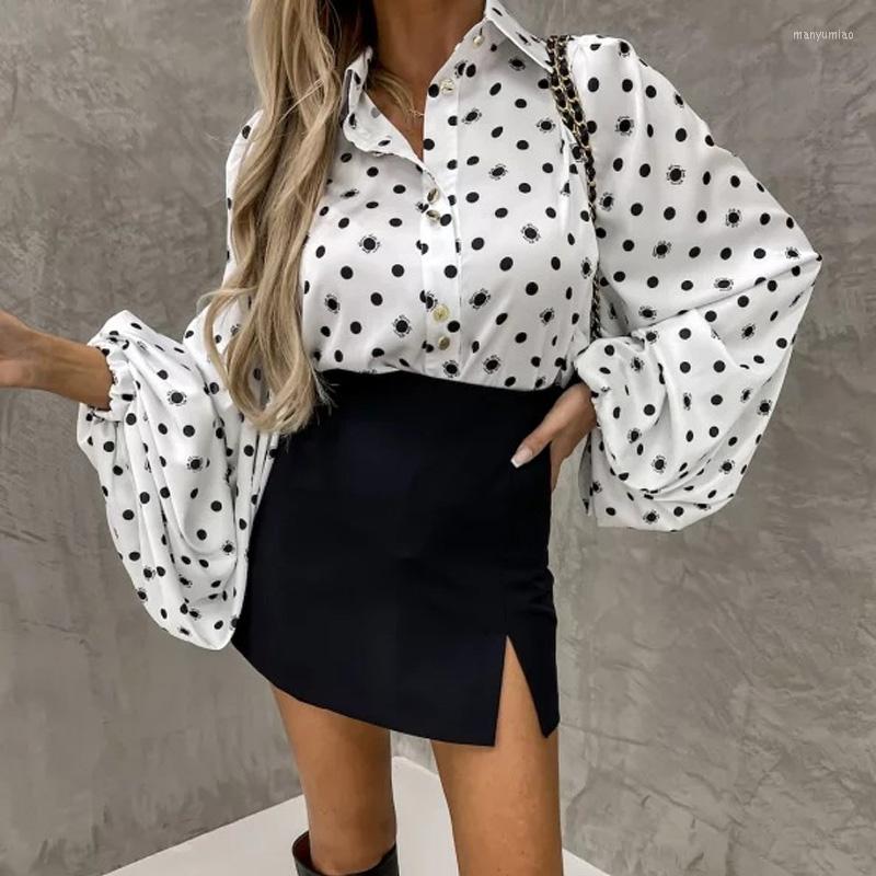 Women's Tracksuits Women Fashion Office Temperament Outfit Fall Elegant 2 Piece Set Casual Lapel Lantern Sleeve Shirt With Shorts Skirt, 01 dot
Women's Tracksuits Women Fashion Office Temperament Outfit Fall Elegant 2 Piece Set Casual Lapel Lantern Sleeve Shirt With Shorts Skirt, 01 dot