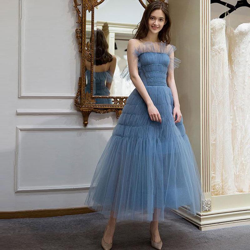 Party Dresses 2023 Elegant Simple Homecoming Strapless Sleeveless Tulle A-line Ankle Length Women Sweet Prom Graduation Gowns, Beige
Party Dresses 2023 Elegant Simple Homecoming Strapless Sleeveless Tulle A-line Ankle Length Women Sweet Prom Graduation Gowns, Beige
