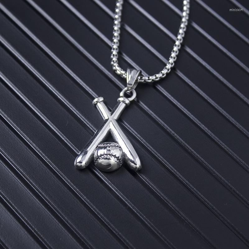 Pendant Necklaces Fashion Double Baseball Bat Boutique Necklace Men And Women Titanium Steel Long Stainless Chain
Pendant Necklaces Fashion Double Baseball Bat Boutique Necklace Men And Women Titanium Steel Long Stainless Chain