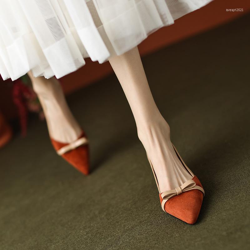 Sandals Pointy Small Stiletto Heels 2023 Leather Bow Color Temperament Elegant Single Shoes, Citrus red
Sandals Pointy Small Stiletto Heels 2023 Leather Bow Color Temperament Elegant Single Shoes, Citrus red
