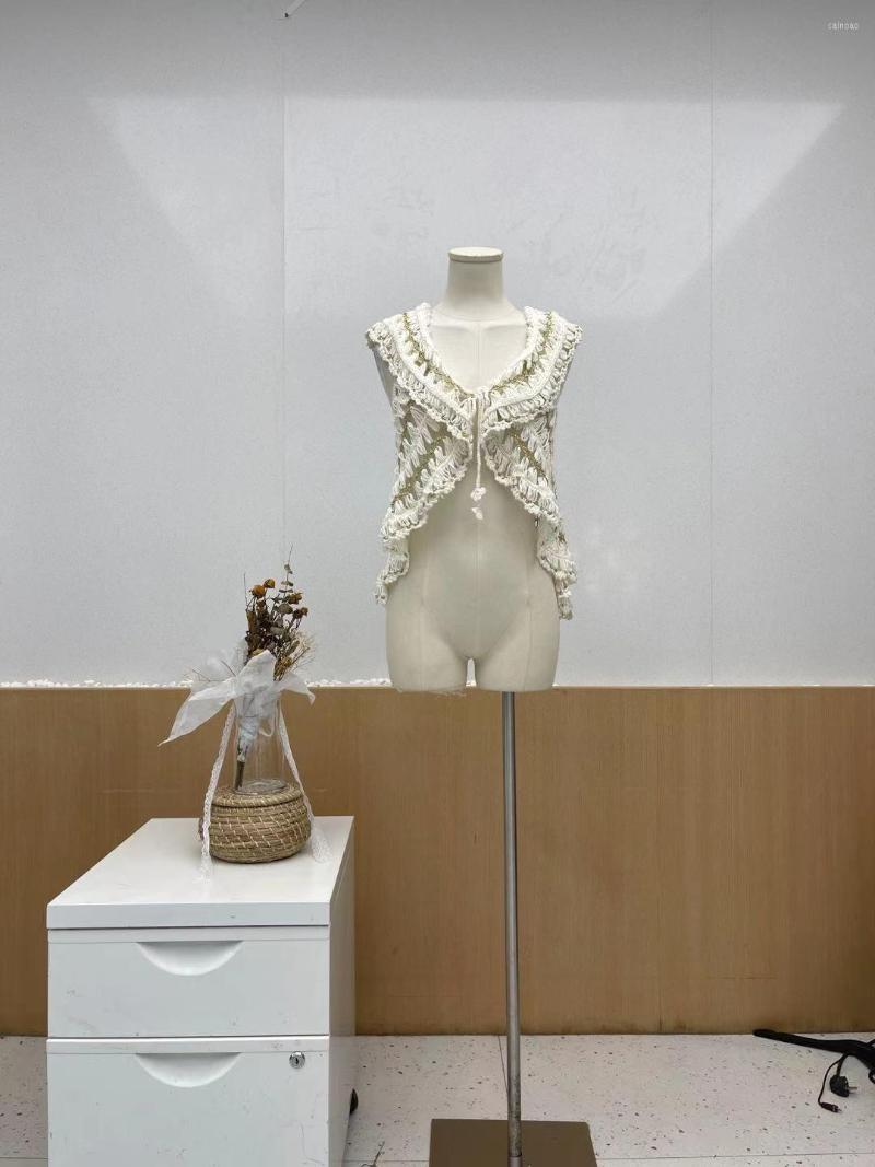 Women's Jackets H80&S90 Women Vintage Crochet Lurex Sleeveless Hollow Out Patchwork Shrug Handmade Knit Fashion Crop Tops Cardigan, White
Women's Jackets H80&S90 Women Vintage Crochet Lurex Sleeveless Hollow Out Patchwork Shrug Handmade Knit Fashion Crop Tops Cardigan, White