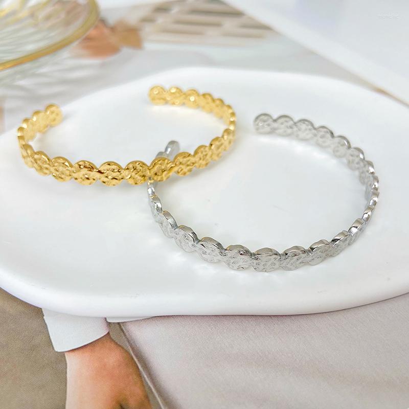Bangle 316L Stainless Steel Bracelet Flat Woman Jewelry Open Wide Gift Waterproof
Bangle 316L Stainless Steel Bracelet Flat Woman Jewelry Open Wide Gift Waterproof