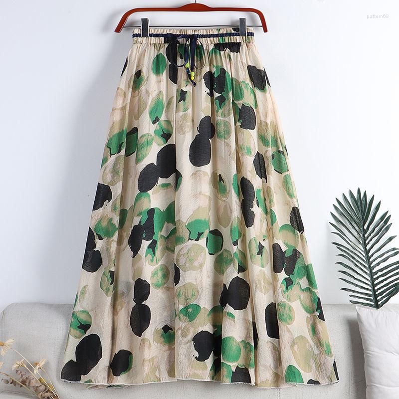 Skirts Summer Skirt Female 2023 Style Temperament Retro High Waist Ethnic Printing Medium Long A-line Large Hem
Skirts Summer Skirt Female 2023 Style Temperament Retro High Waist Ethnic Printing Medium Long A-line Large Hem