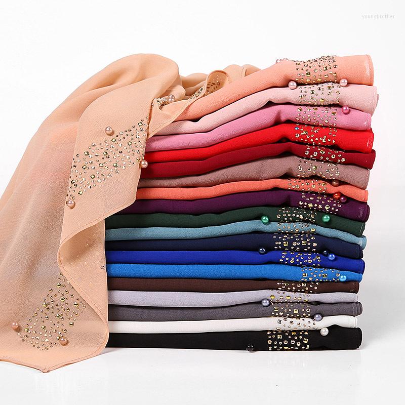Ethnic Clothing Abaya Muslim Scarf Hijabs For Woman Plain Turban Pearls Chiffon Hijab Fashion Ruffled Headwrap Malaysia Female Headscarf
Ethnic Clothing Abaya Muslim Scarf Hijabs For Woman Plain Turban Pearls Chiffon Hijab Fashion Ruffled Headwrap Malaysia Female Headscarf