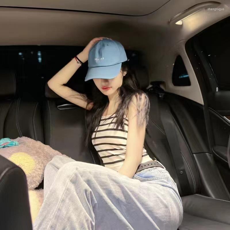 Women's Tanks CINESSD 2023 Color Contrast Striped Camisole Fixed Cup One-piece Seamless Sweetheart Girl Stripe Inner Wear, Black
Women's Tanks CINESSD 2023 Color Contrast Striped Camisole Fixed Cup One-piece Seamless Sweetheart Girl Stripe Inner Wear, Black