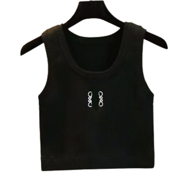 designer tank top women tank Anagram-embroidered women tank top yoga suit knitted vest sleeveless sportswear fitness sports mini outfits elastic women knits top S
designer tank top women tank Anagram-embroidered women tank top yoga suit knitted vest sleeveless sportswear fitness sports mini outfits elastic women knits top S
