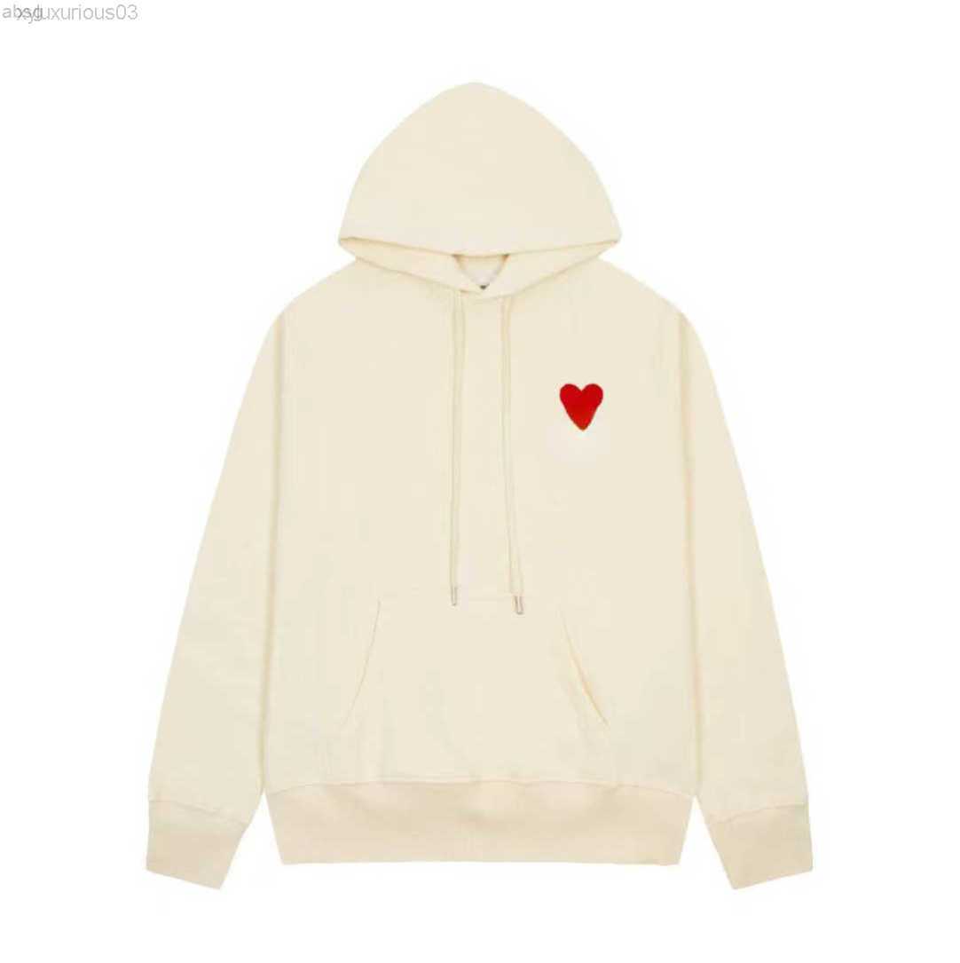 Hoodie Male and Female Designers Amis Paris Hooded Highs Quality Sweater Embroidered Red Love Winter Round Neck Jumper Couple Sweatshirts Pd 
Hoodie Male and Female Designers Amis Paris Hooded Highs Quality Sweater Embroidered Red Love Winter Round Neck Jumper Couple Sweatshirts Pd