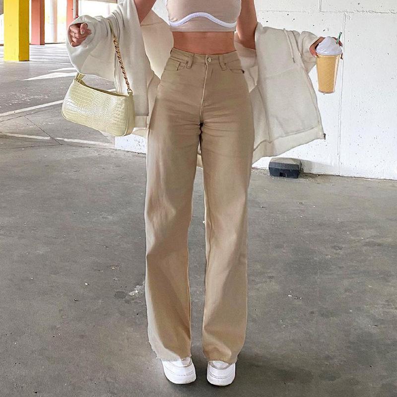 Women' Jeans Brown Fashion Y2K Women High Waist Stretch Wide Leg Femme Trousers Casual Comfort Denim Pants Washed Jean
Women' Jeans Brown Fashion Y2K Women High Waist Stretch Wide Leg Femme Trousers Casual Comfort Denim Pants Washed Jean