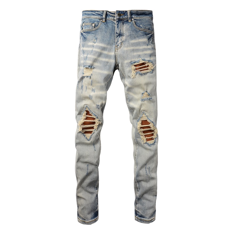 Designer stack jeans European purple jean men embroidery quilting ripped for trend brand vintage pant mens fold slim skinny fashion Jeans sstraight pants IEC9
Designer stack jeans European purple jean men embroidery quilting ripped for trend brand vintage pant mens fold slim skinny fashion Jeans sstraight pants IEC9