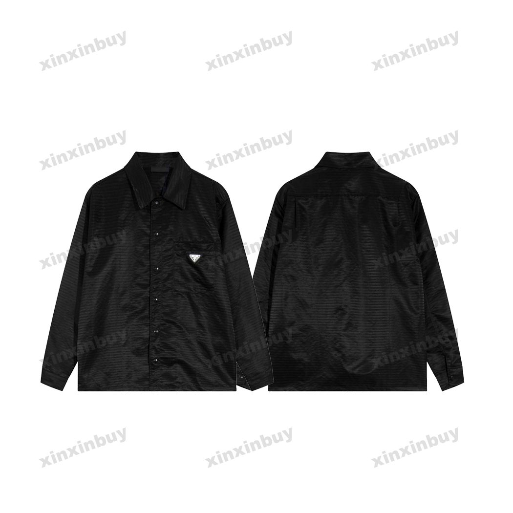 xinxinbuy Men designer Tee t shirt 23ss Nylon Metal triangle label pocket sets short sleeve cotton women Black S-3XL, 02
xinxinbuy Men designer Tee t shirt 23ss Nylon Metal triangle label pocket sets short sleeve cotton women Black S-3XL, 02