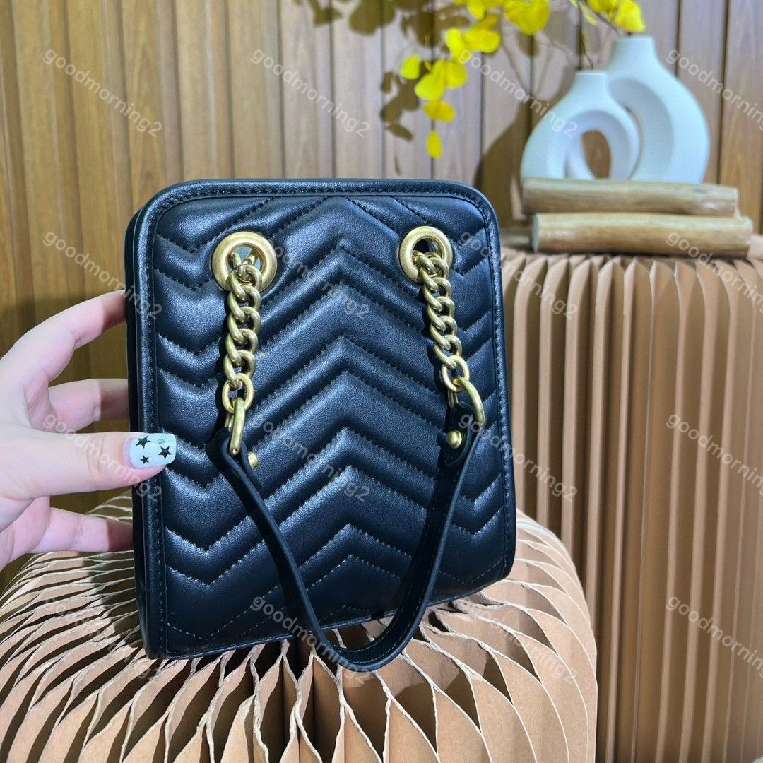 Small chain Totes bags Phone Purse Luxury Ladies Marmont handbag Designer's V-shaped suture Removable long leather shoulder strap style Women cross body shoulder, Black
Small chain Totes bags Phone Purse Luxury Ladies Marmont handbag Designer's V-shaped suture Removable long leather shoulder strap style Women cross body shoulder, Black