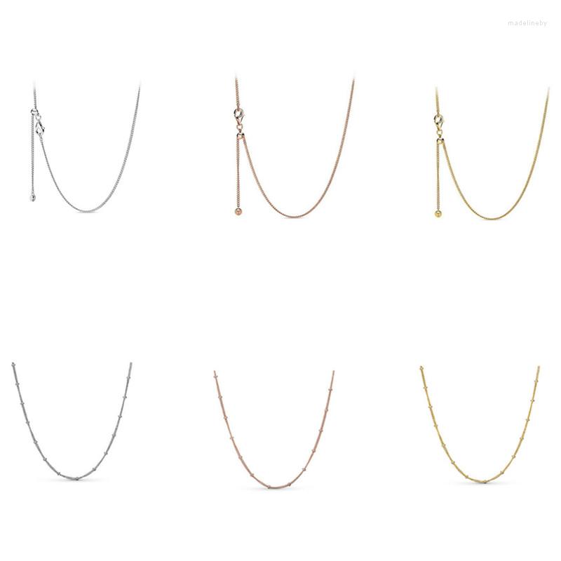 Chains 925 Sterling Silver Classic Rose Gold Optional Pan Necklace For Women Wedding Party Gift Fashion Jewelry
Chains 925 Sterling Silver Classic Rose Gold Optional Pan Necklace For Women Wedding Party Gift Fashion Jewelry