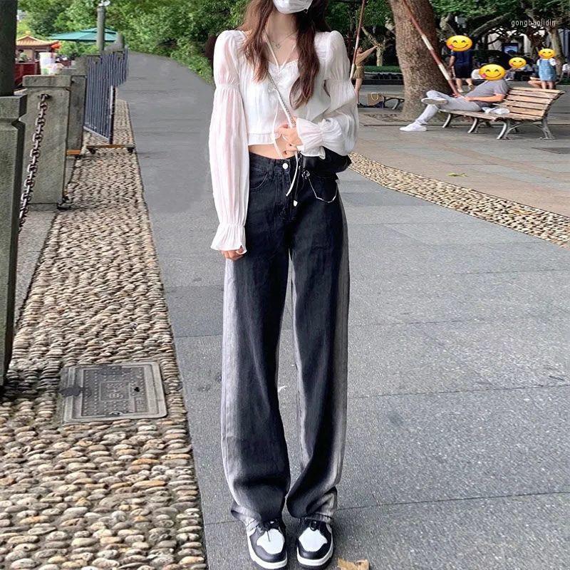Women' Jeans Women Clothing Pants High Waist Jean Summer Elegant Long Trousers, Black
Women' Jeans Women Clothing Pants High Waist Jean Summer Elegant Long Trousers, Black