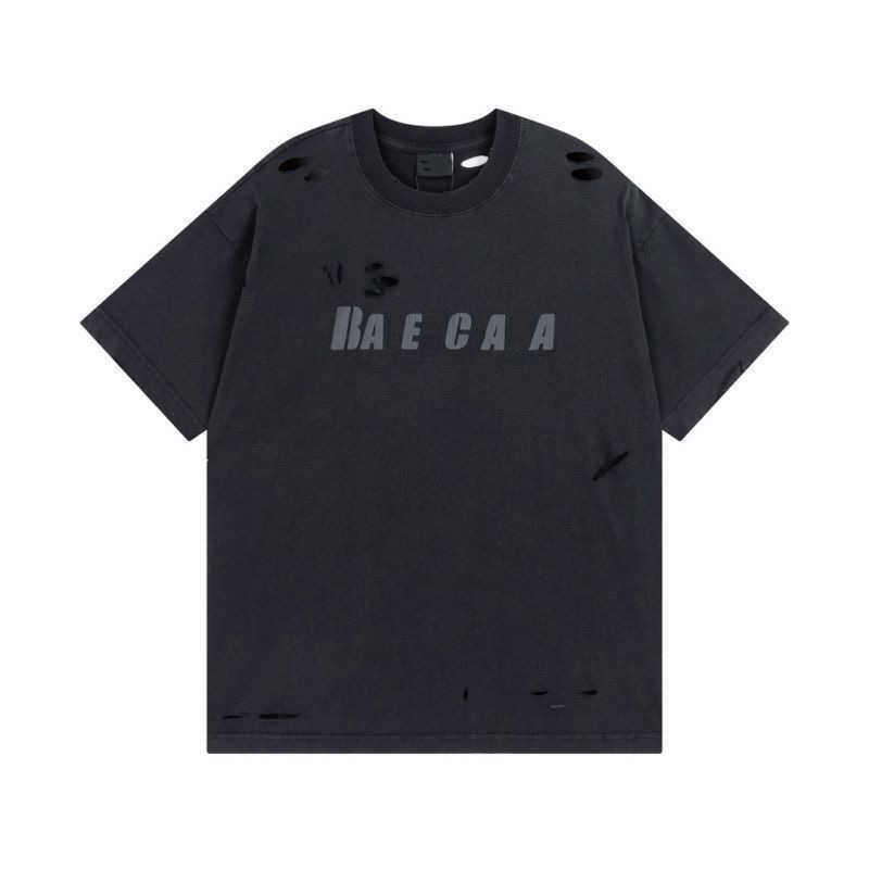 Designer Luxury Balencigas Classic Printed T-Shirt Men's And Women's Fashion Comfortable And Fashionable Versatile Loose Hole Top
Designer Luxury Balencigas Classic Printed T-Shirt Men's And Women's Fashion Comfortable And Fashionable Versatile Loose Hole Top